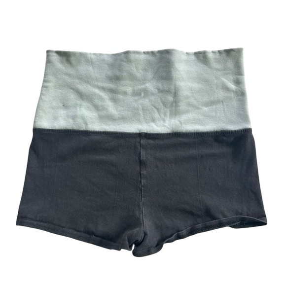 Y2K Low Rise Micro Fold Over Micro Shorts Rhinestone Size M I Love Vegas - Picture 8 of 9